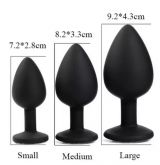 !                                        **  (INDISPONÍPONÍVEL)  Plug jóia em silicone - Importado *