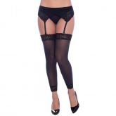 (INDISPONÍVEL) CINTA LIGA SENSUAL PRETA