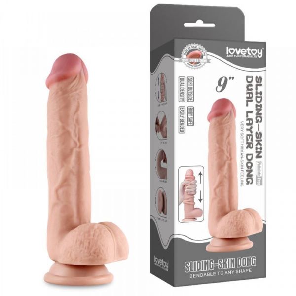 (INDISPONÍVEL) PRÓTESE REALÍSTICA 24,5 CM COM CAMADA DE DUPLA