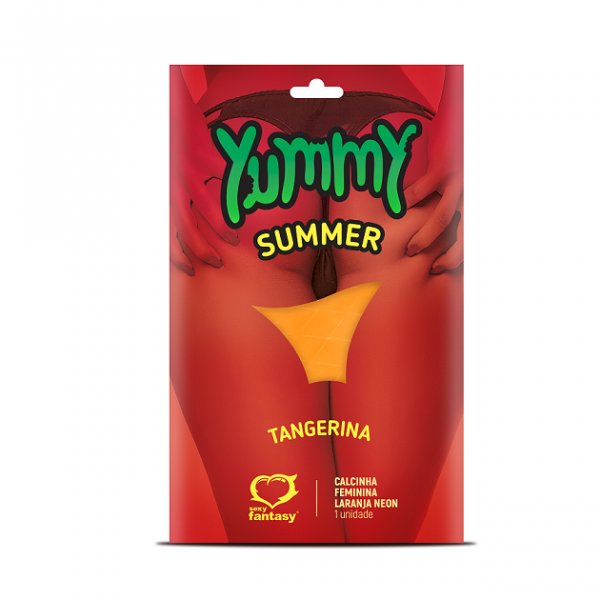 ! ST** Calcinha Yummy Summer – Tangerina *