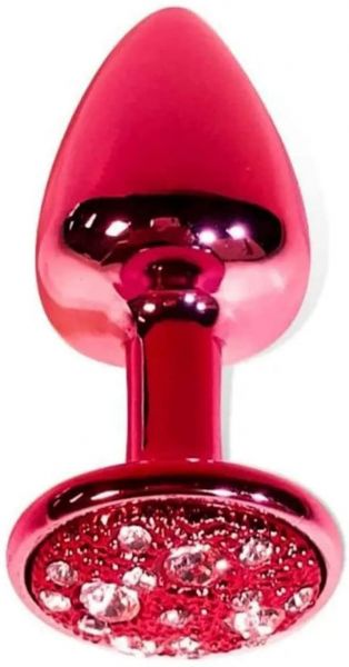 !                                       **  (INDISPONÍVEL)  Plug VERMELHO C/ PEDRA - Hard - HA134V *