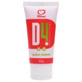 !                                      ST**  D4 Lubrificante Íntimo Beijável SABOR MORANGO 60G S/F *