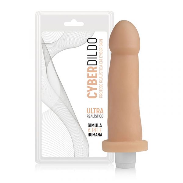 ! ** (INDISPONÍVEL) PRÓTESE EM CYBER SKIN - R2 - 17 X 4CM C/ VIBRO