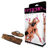 !                                 **  (INDISPONÍVEL)  Bondage - Kit com 4 amarras e venda de pélucia