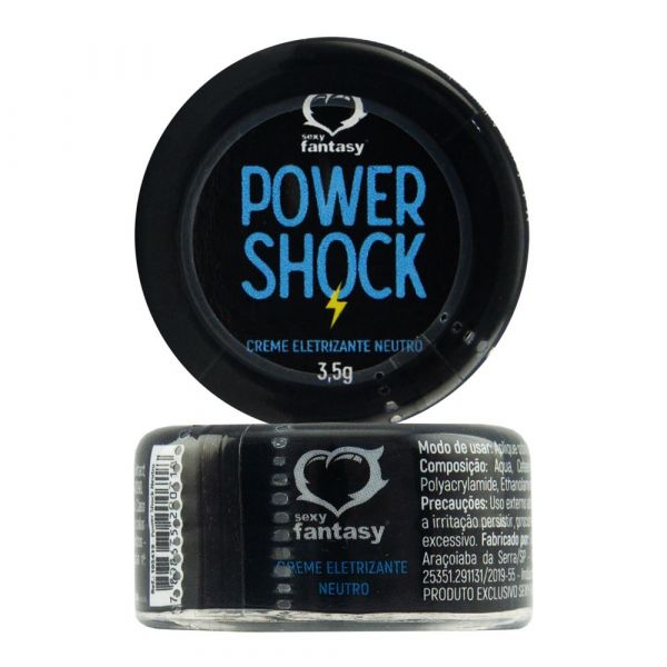 ! ** (INDISPONÍVEL) POWER SHOCK ELETRIZANTE NEUTRO 3,5G