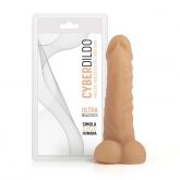 !                **  (INDISPONÍVEL)  Prótese em Cyber Skin Articulado - Nervoso com escroto 17x4 cm