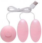 !                                                           ST **  Cápsula Dupla Vibrador Fio Usb  *