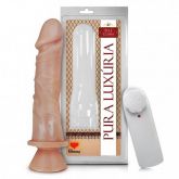 !                                     ST**  PÊNIS SEM ESCROTO COM VIBRO E VENTOSA 18 X 4,4  CM S/F *