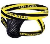 !                                     ST**  JOCK STRAP IMPORTADA FAIXA PRETA/AMARELO *