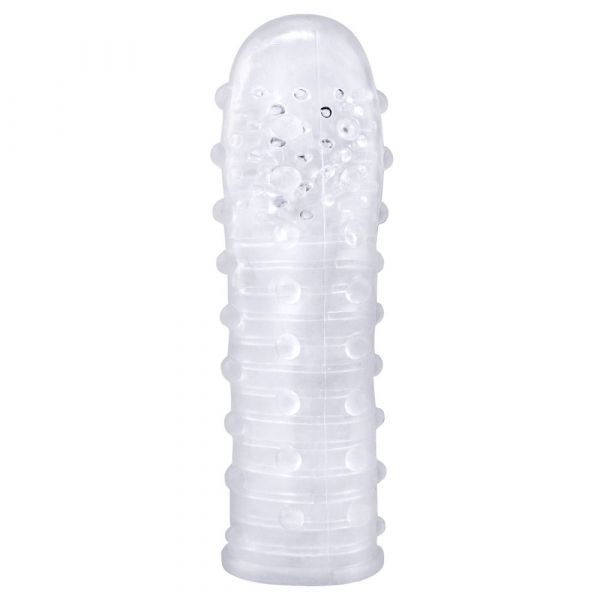 (INDISPONÍVEL) CAPA PENIANA MASSAGEADORA TRANSPARENTE