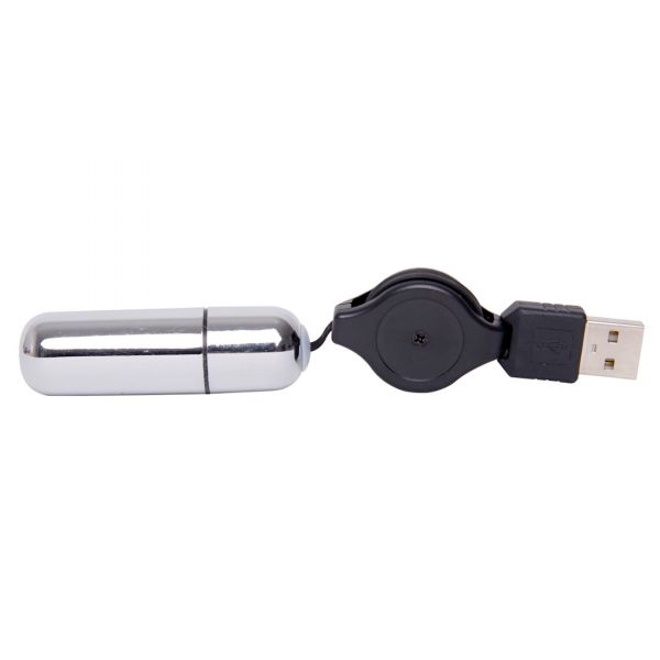 (INDISPONÍVEL) BULLET CROMADO USB