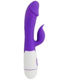 (INDISPONÍVEL) Vibrador com Estimulador de Clitóris-Recarregável