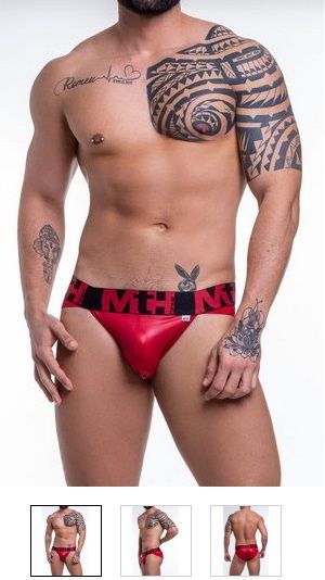 ! ST** CUECA SUNGA GREGA CIRRE ELASTICO ESTAMPADO VERMELHO SD *