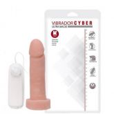 (INDISPONÍVEL) VIBRADOR CYBER ULTRA MACIO 15,5 X 3,7 CM KTOY