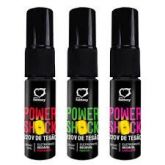 !             ST**  Power Shock 220v de Tesão Spray Beijável Eletrizante - CHICLETE, MORANGO E MENTA