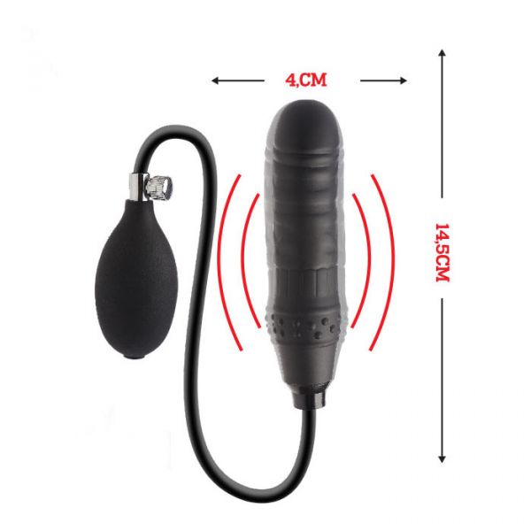 ! ** (INDISPONÍVEL) Dildo Inflável Massager DOM *