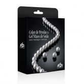 (INDISPONÍVEL) Kit colar de Pérolas e Gel Mãos de Seda