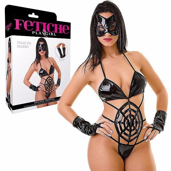 ! ST** FANTASIA MULHER ARANHA