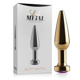 !                                            **  (INDISPONÍVEL)  Lust Metal - Plug Butt Metal Gold *