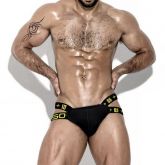 !                                                            **  JOCKSTRAP IMPORTADA BLACK /YELLOW L