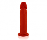 !                ** (INDISPONÍVEL) Prótese Real Style Maciça Vermelho 17x4cm  (Sensual Import) AH273