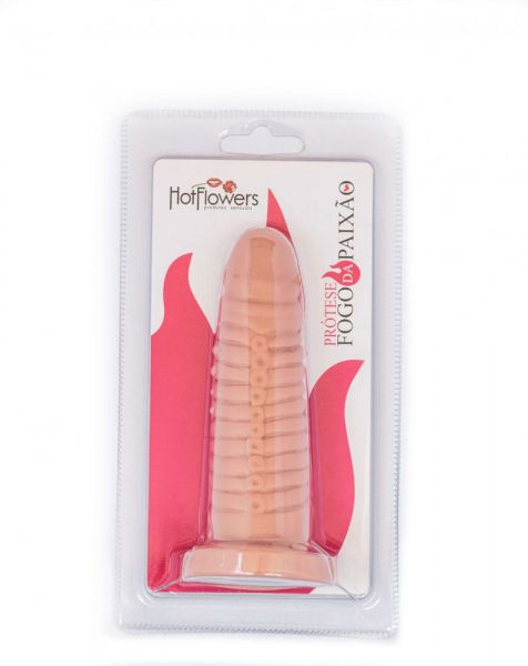 ! ST** Pênis de borracha Fogo da paixão 12 x 4,2 cm H/F *