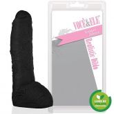 !                                        ST**  Prótese Plutão com escroto 24×5 cm na cor preta A/E *