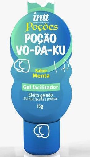 ! ST** Poção Vo-Da-Ku GEL FACILITADOR - MENTA INTT *