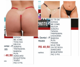 !                                                                   **  Fio Dental - Palavras Strass