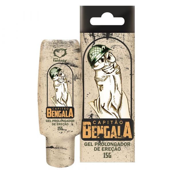! ST** PROLONGADOR DE EREÇÃO CAPITÃO BENGALA 15G S/F *