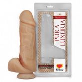 !                                      ST**  PÊNIS REALÍSTICO COM ESCROTO E VENTOSA – 18X5CM S/F *
