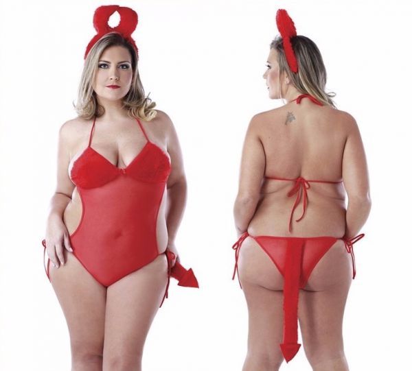 ! ST** FANTASIA PLUS SIZE DIABINHA S/F *
