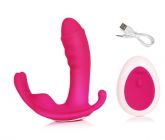(INDISPONÍVEL) **VIBRADOR FEMININO WIRELESS-CONTROLE SEM FIO-RECARREGÁVEL- BUTTERFLY