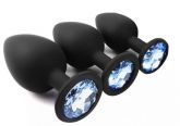 !                                              **  (INDISPONÍVEL)  Plug jóia em silicone - Importado