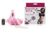 (INDISPONÍVEL) BORBOLETA - BUTTERFLY TOK PINK