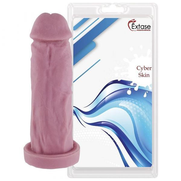! ** (INDISPONÍVEL) PRÓTESE MACIÇA CYBER SKIN 16,5X4,5 CM ÊXTASE CM07