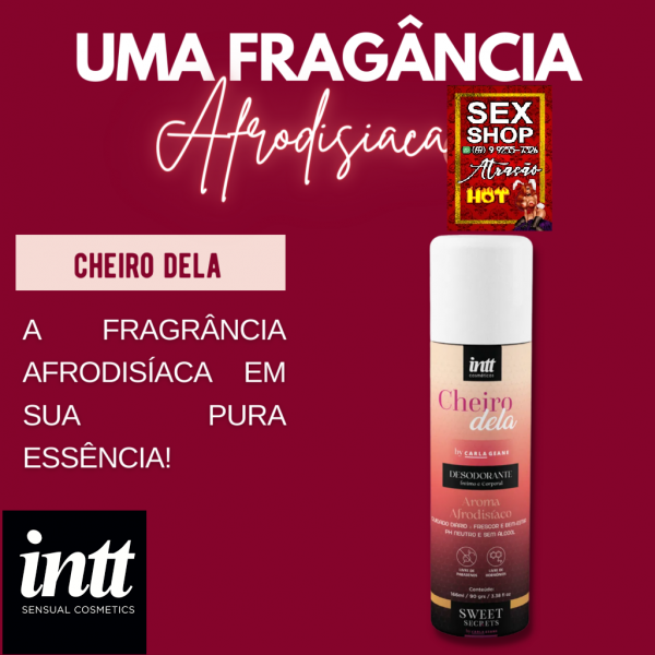 ! ST** DESODORANTE CHEIRO DELA (AFRODISÍACO) - INTT *