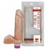!             **  (INDISPONÍVEL)  PRÓTESE COM ESCROTO E VIBRO 15 X 3,8 CM BONECA SALMÃO AH90
