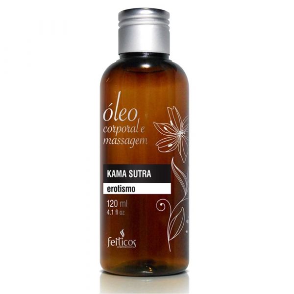 ! ST** ÓLEO DE MASSAGEM CORPORAL 120ML FEITIÇOS AROMÁTICOS KAMA SUTRA