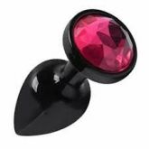 !                                         ST**  PLUG ANAL DIAMOND COLORS AVELUDADO PRETO DELICIOUS *