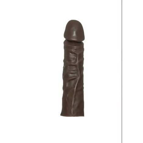 ! ** CAPA PENIANA EXTEN. MASTUR. 16x4,5cm - MARRON - CLINT INTT *