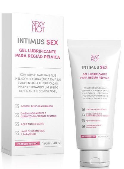 (INDISPONÍVEL) Gel Lubrificante para Região Pélvica - INTIMUS SEX