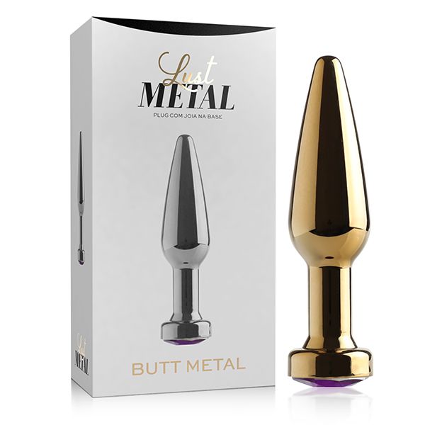 ! ** (INDISPONÍVEL) Lust Metal - Plug Butt Metal Gold *