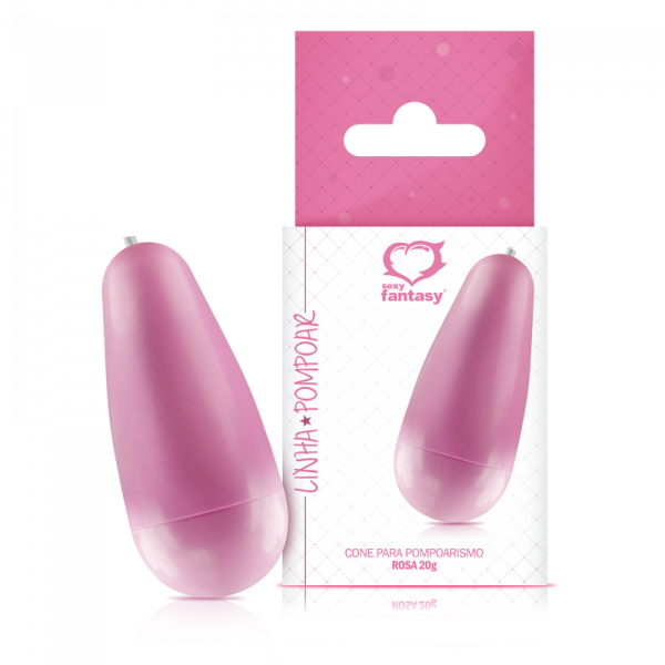 ! ST** Linha Pompoar Cone 20g Rosa *