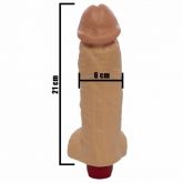 !                                                     ST**  PRÓTESE ROCCO COM VIBRO 21 X 6 CM  R/P *
