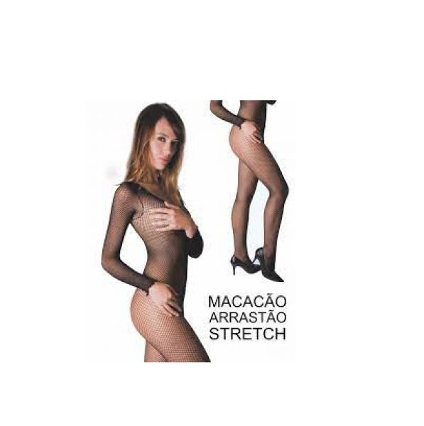 ! ST** Macacão Arrastão Stretch Fio 70 Daniela - Acessórios para fantasia *