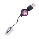 z(INDISPONÍVEL)BULLET CROMADO MINI -USB