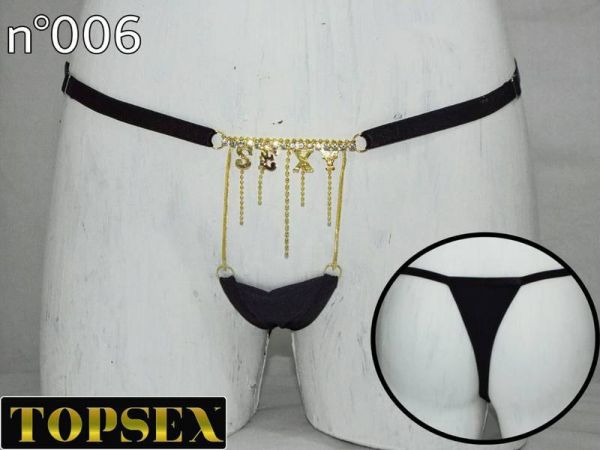 CALCINHA COM STRASS NA FRENTE PRETA