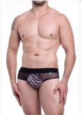 !                                                            ST**  SUNGA TULE PRETO FORRO ZEBRA SD *