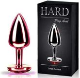 (INDISPONÍVEL)  Plug Rosa C/ PEDRA - Hard  -  AH118R